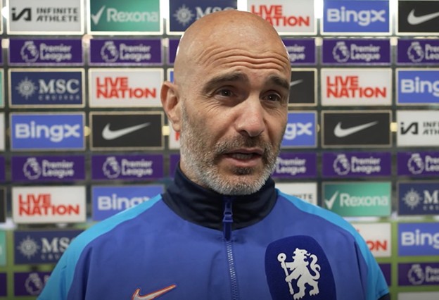 Chelsea head coach Enzo Maresca