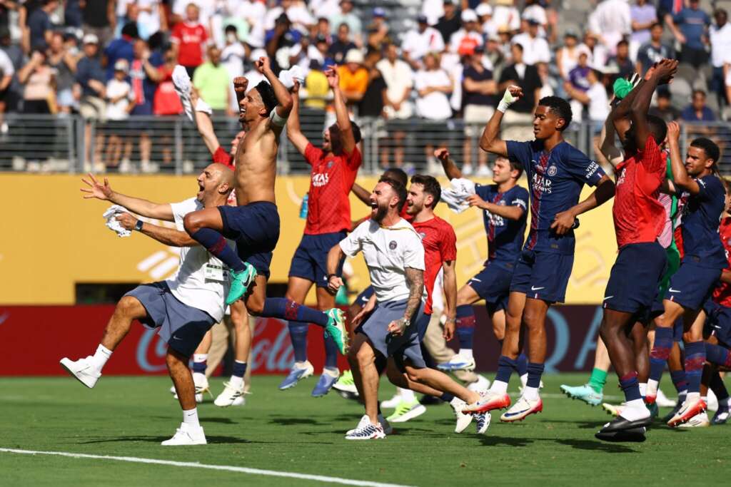 UFOOTBALL PSG WIN REAL MADRID