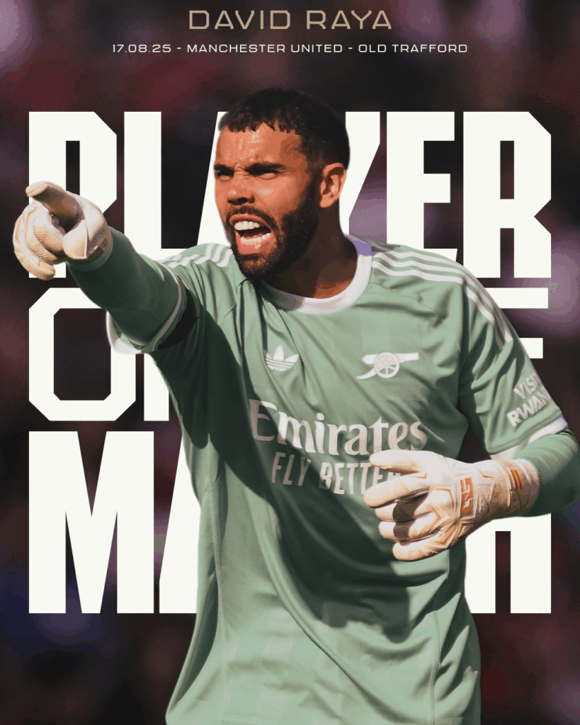 UFOOTBALL ARSENAL DAVID RAYA