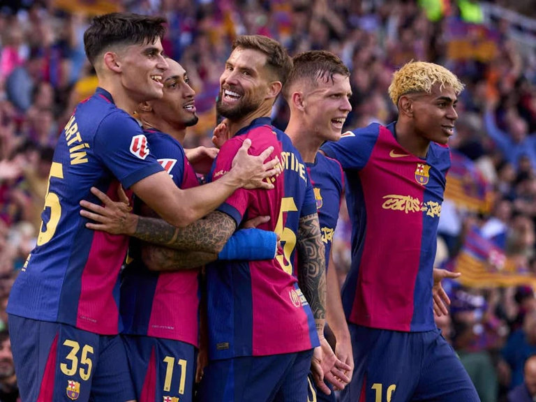 UFOOTBALL BARCELONA WIN IN PRESEASON