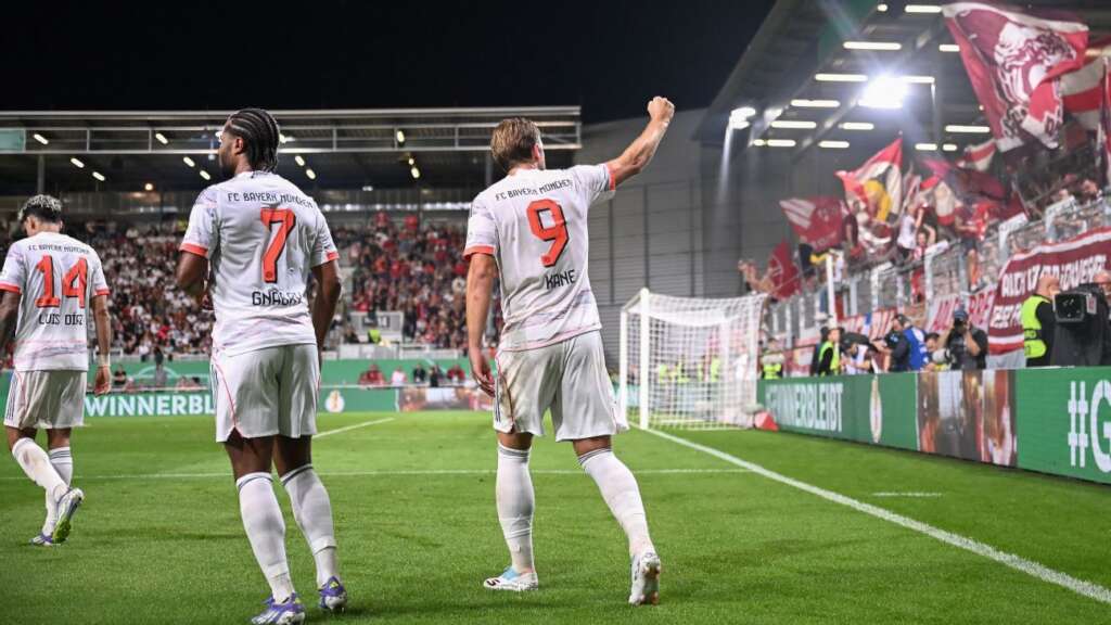 UFOOTBALL Bayern 3-2 Wiesbaden