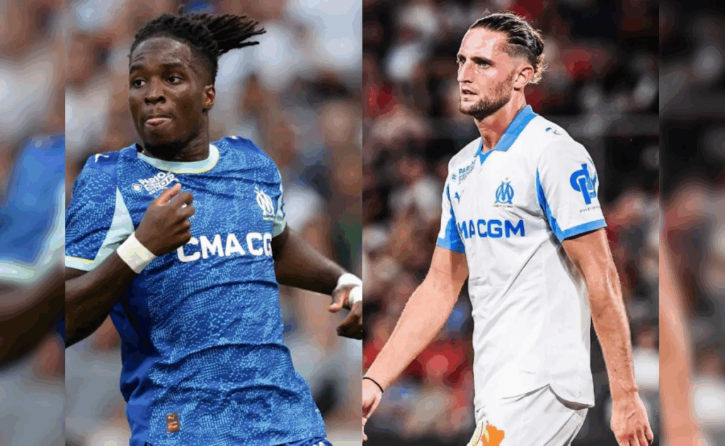 UFOOTBALL RABIOT FIGHT WITH ROWE