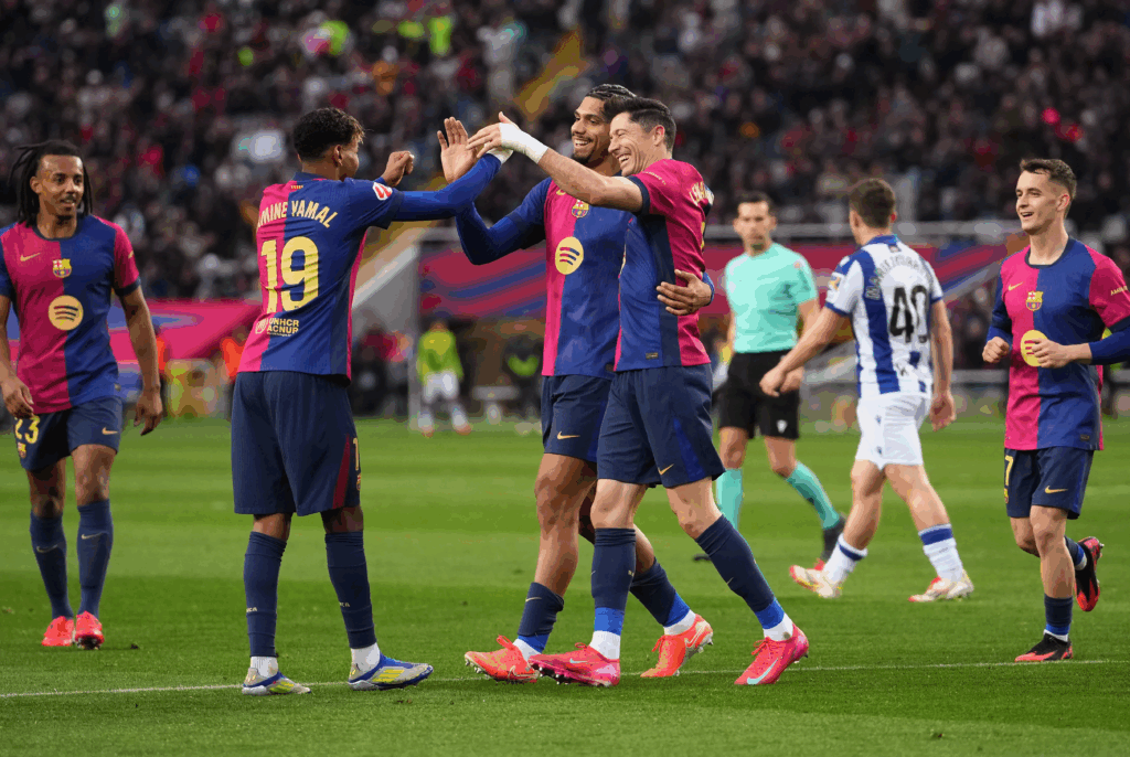 UFOOTBALL Barcelona vs Real Sociedad La Liga
