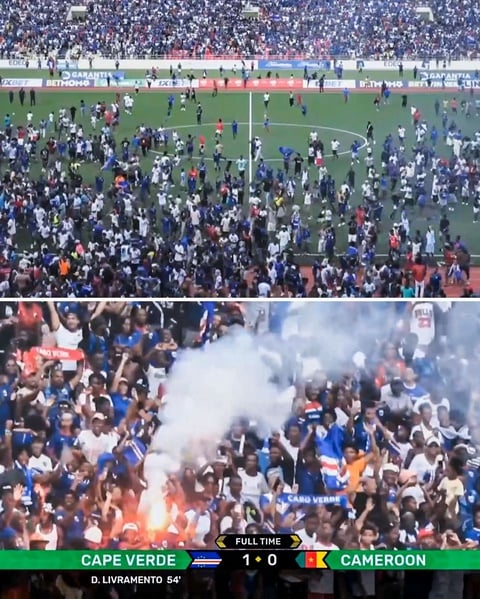 UFOOTBALL Cape Verde vs cameroon
