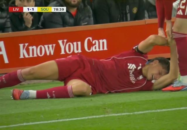 UFOOTBALL Liverpool Giovanni Leoni Injury