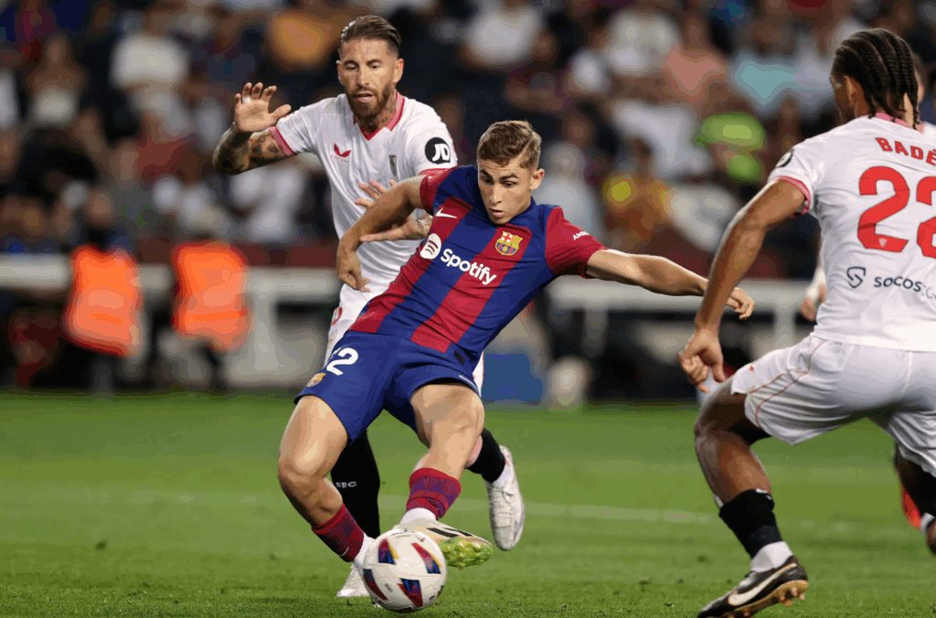 UFOOTBALL Barcelona vs Sevilla In La Liga