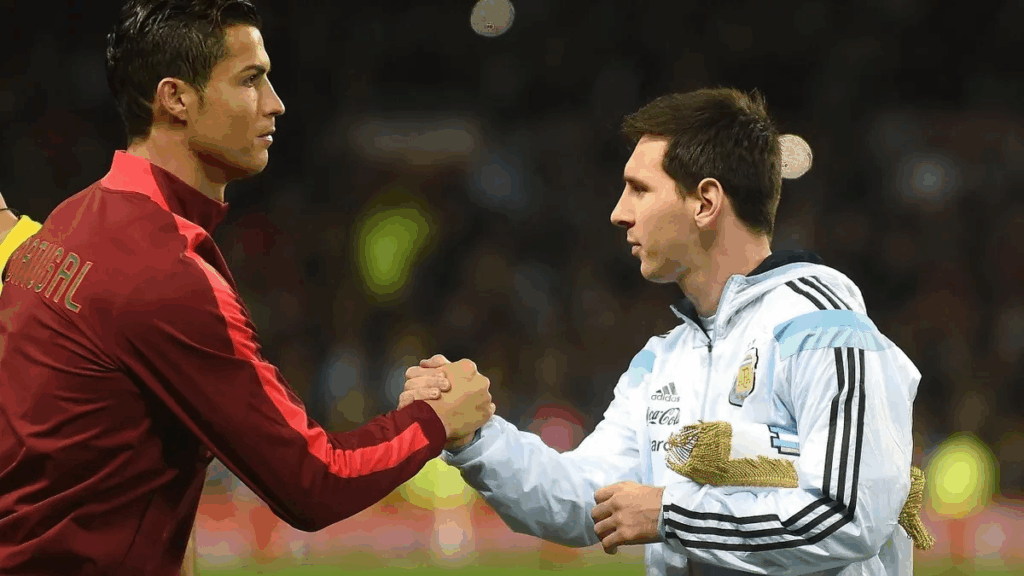 UFOOTBALL MESSI AND C RONALDO