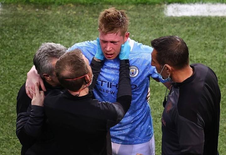 UFOOTBALL kevin de bruyne injury