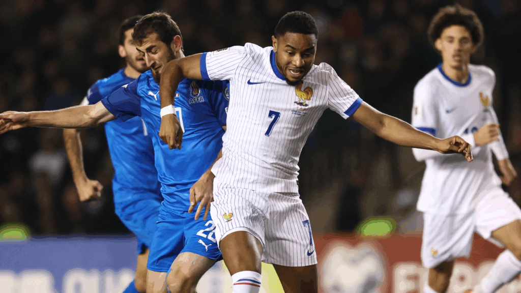 UFOOTBALL France beat Azerbaijan 3-0