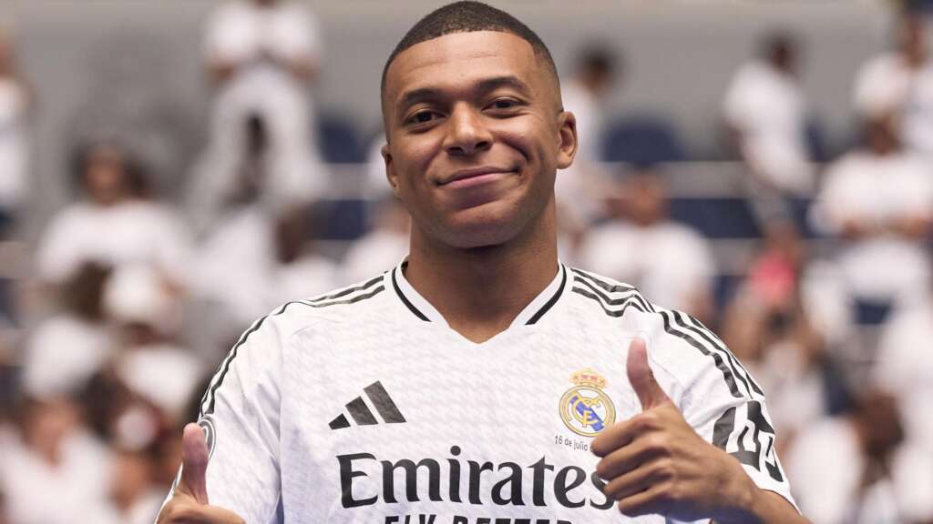 UFOOTBALL Mbappe Real Madrid striker