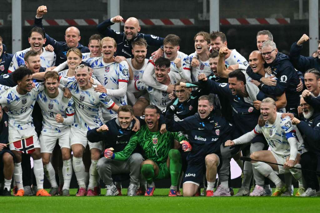 UFOOTBALL NORWAY WIN ITALY