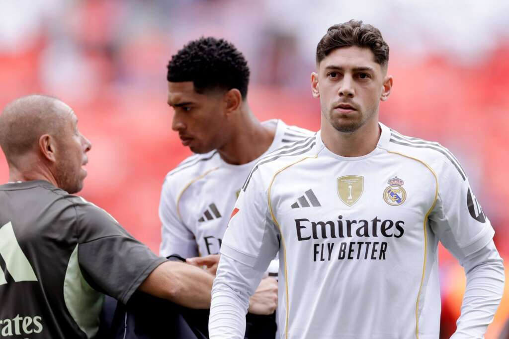 UFOOTBALL Real Madrid midfielder Federico Valverde