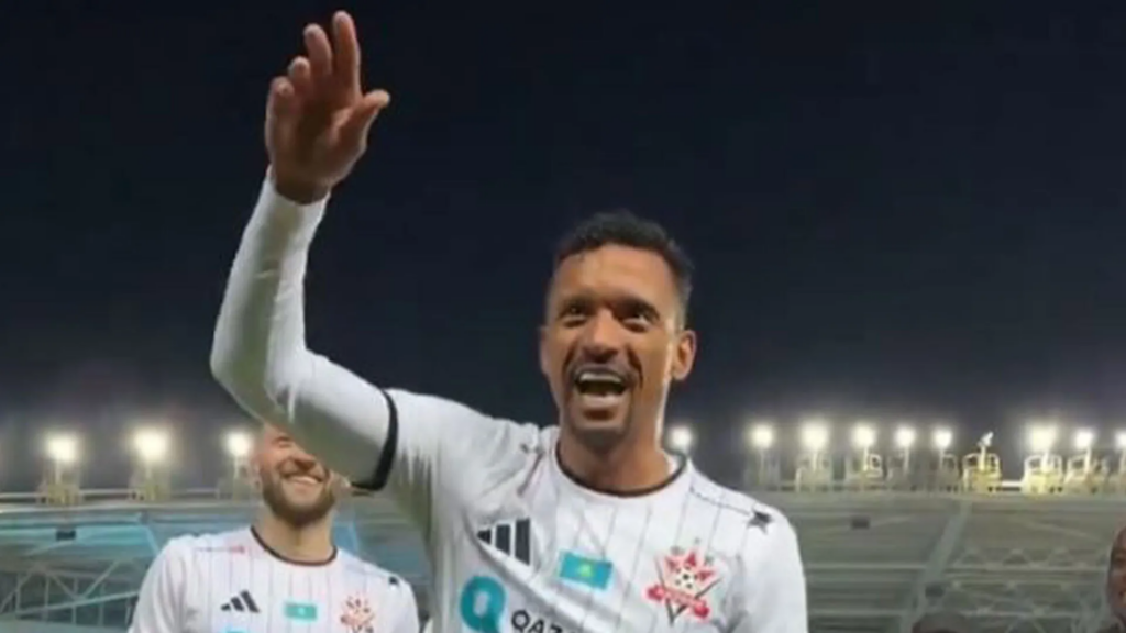 UFOOTBALL nani shines on debut for Kazakhstan club