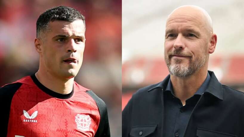 Ufootball_Erik Ten Hag & Xhaka