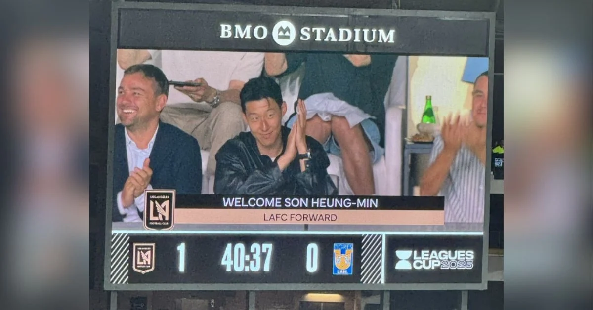 UFOOTBALL LAFC WELCOME SON HEUNG MIN