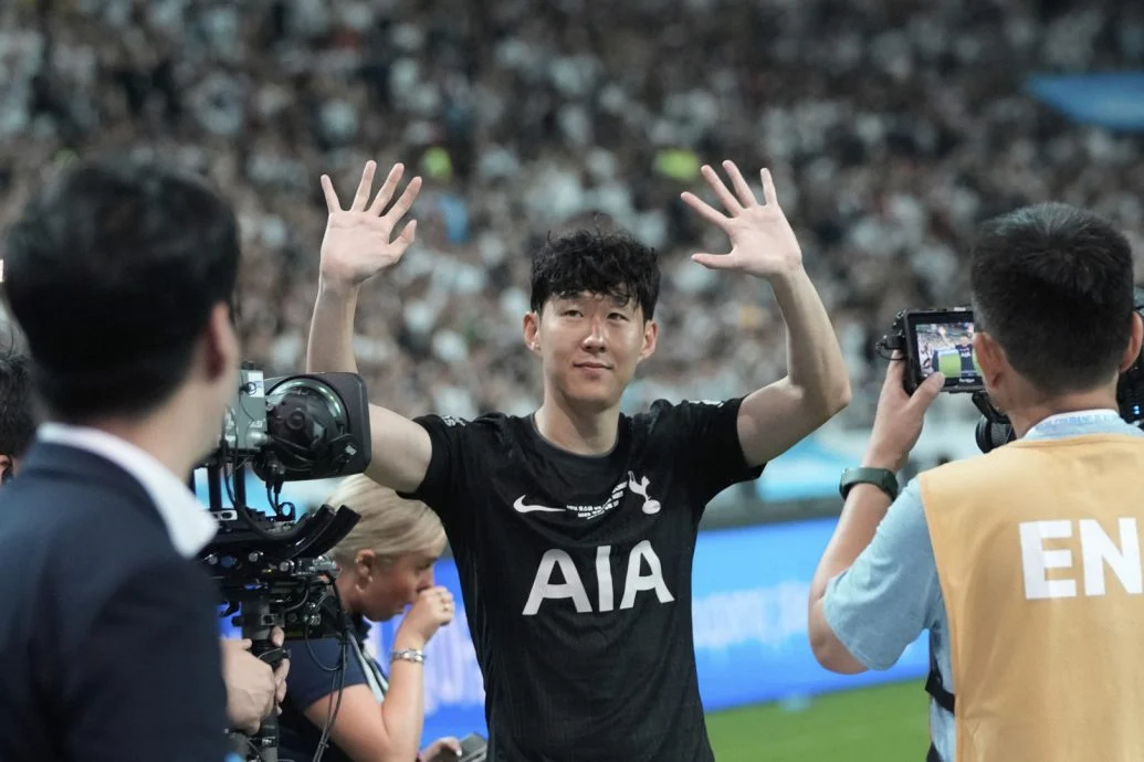 UFOOTBALL SON HEUNG MIN IN TEARS FINAL MATCH