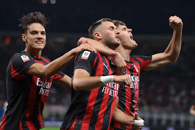 UFOOTBALL Coppa Italia Milan win