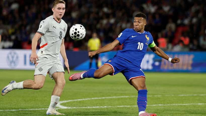 UFOOTBALL France beat Iceland 2-1 in World Cup qualifier