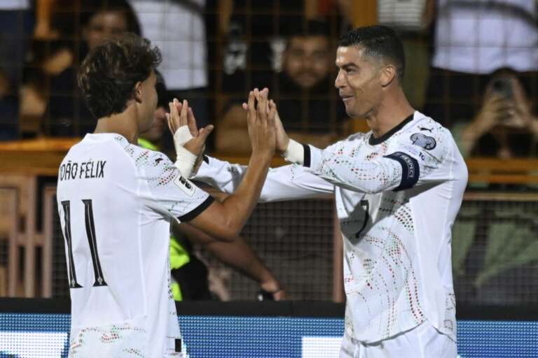 UFOOTBALL Ronaldo and Félix
