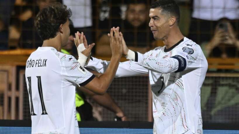 UFOOTBALL Ronaldo and Félix