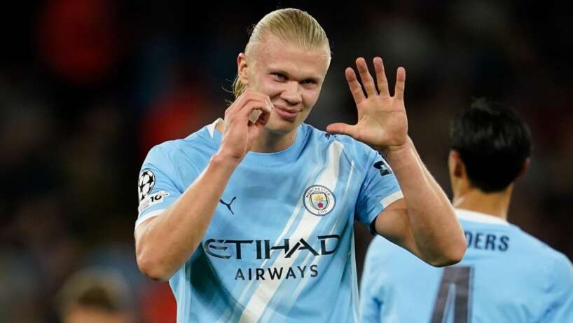 UFOOTBALL Erling Haaland man city
