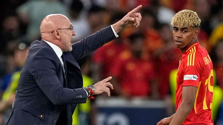 UFOOTBALL Barcelona winger Lamine Yamal