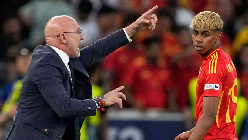 UFOOTBALL Barcelona winger Lamine Yamal