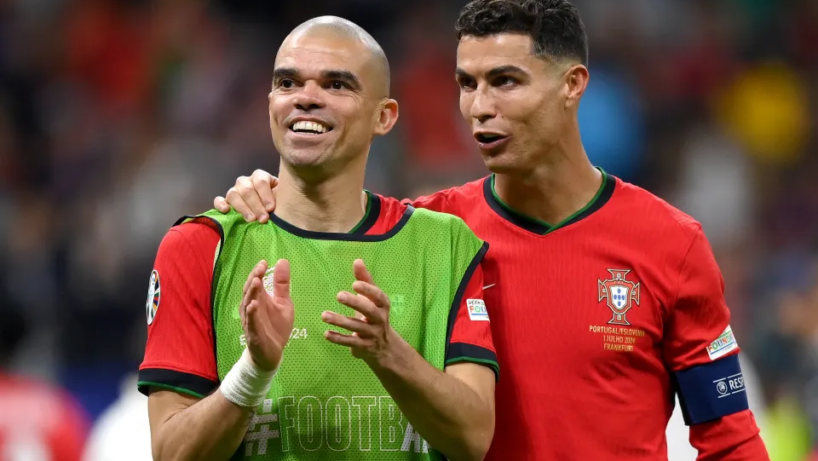 UFOOTBALL Cristiano Ronaldo and Pepe Portugal