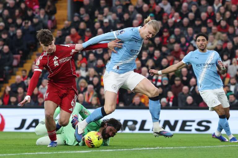 UFOOTBALL Man City win Liverpool