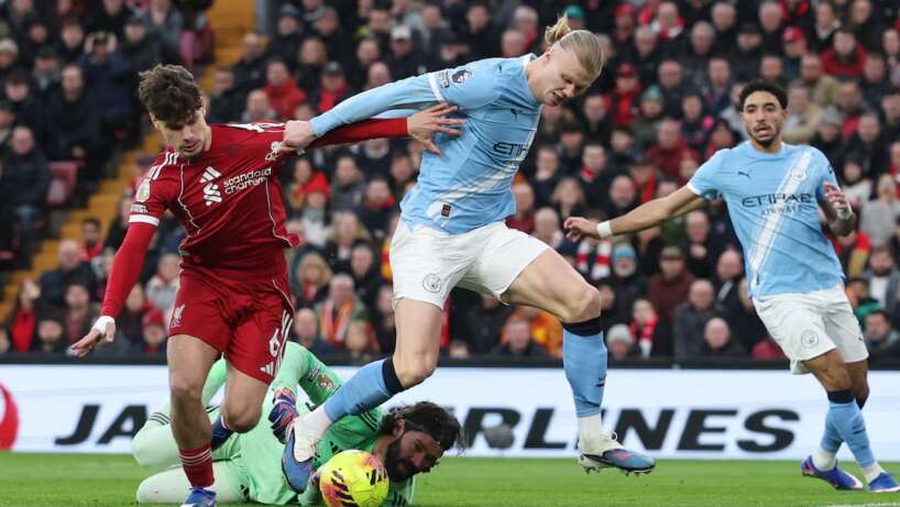 UFOOTBALL Man City win Liverpool