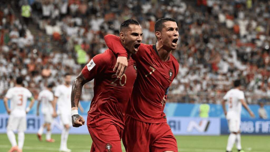 UFOOTBALL Quaresma with Ronaldo