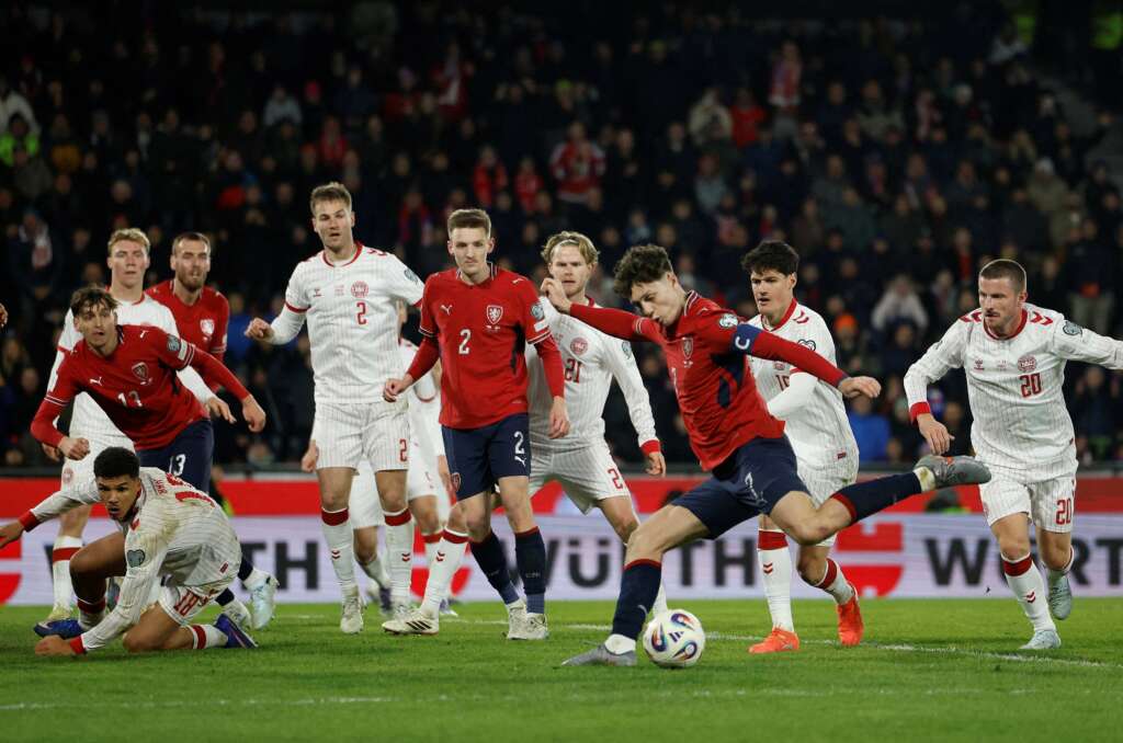 UFOOTBALL Czech Republic Defeats Denmark