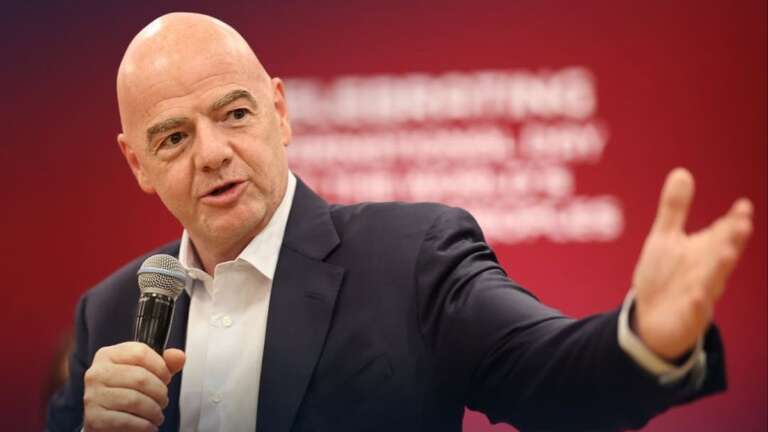UFOOTBALL Gianni Infantino president of FIFA