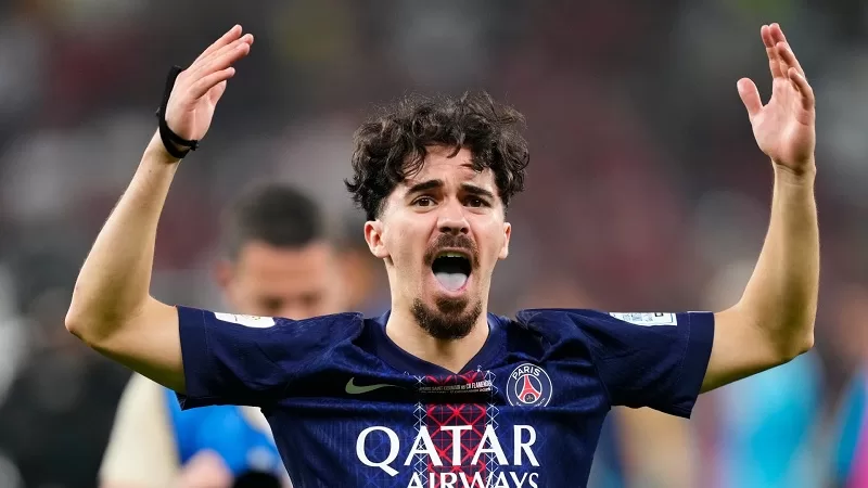 UFOOTBALL PSG confirms Vitinha injury