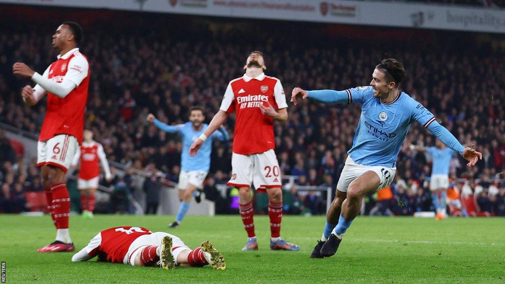 UFOOTBALL arsenal vs man city premier league