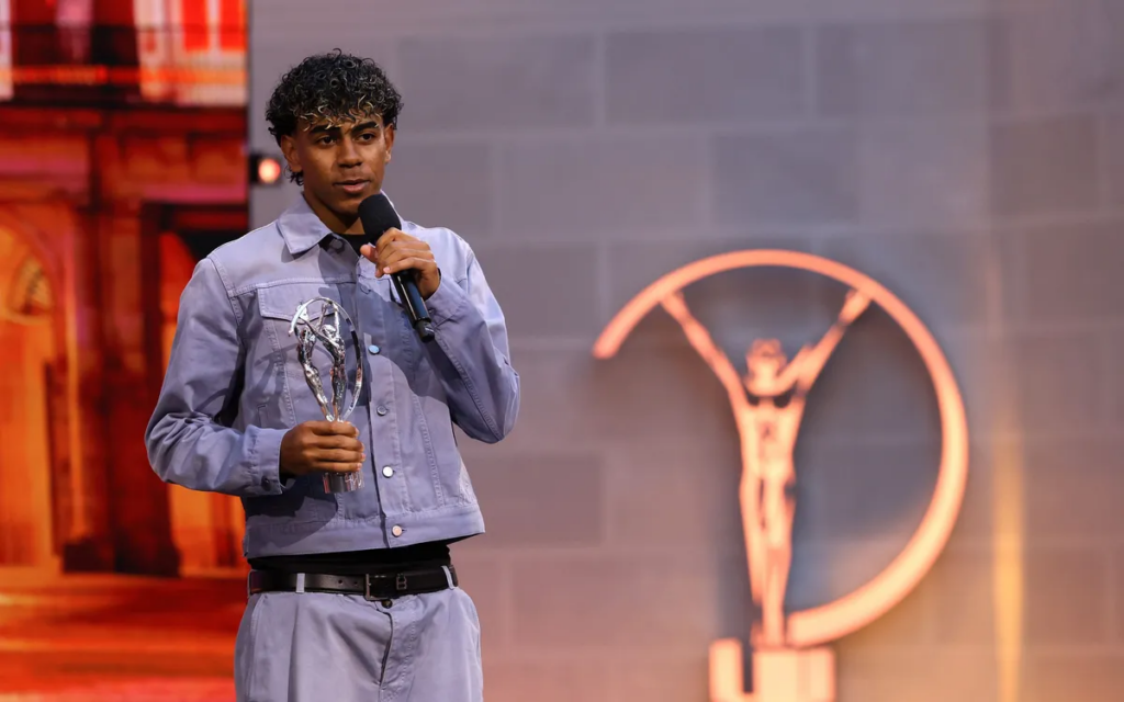 UFOOTBALL lamine yamal young sportsman of the year