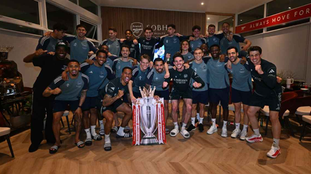 Arsenal crowned EPL after 22-years