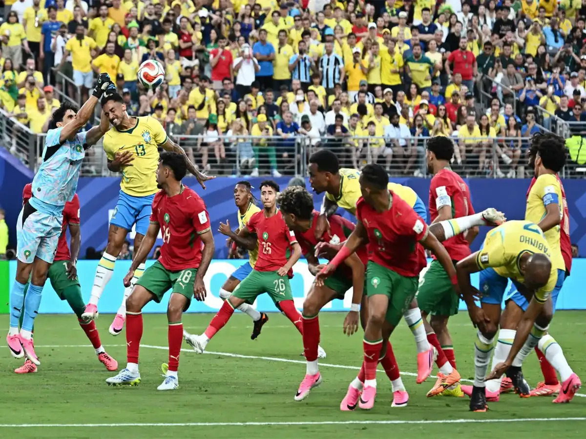 Ufootball Brazil vs Morocco world cup