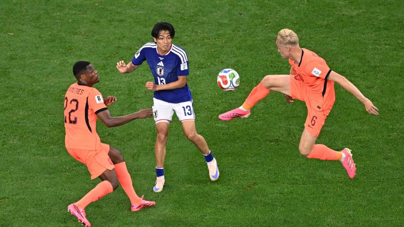 Ufootball japan vs netherlands