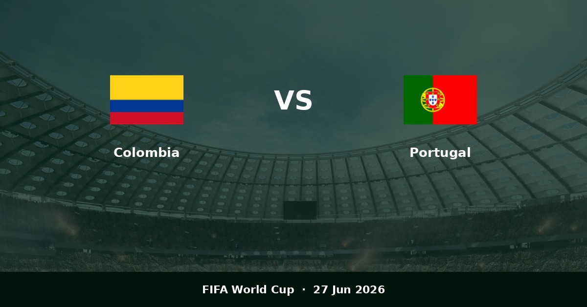 Colombia vs Portugal Prediction | FIFA World Cup