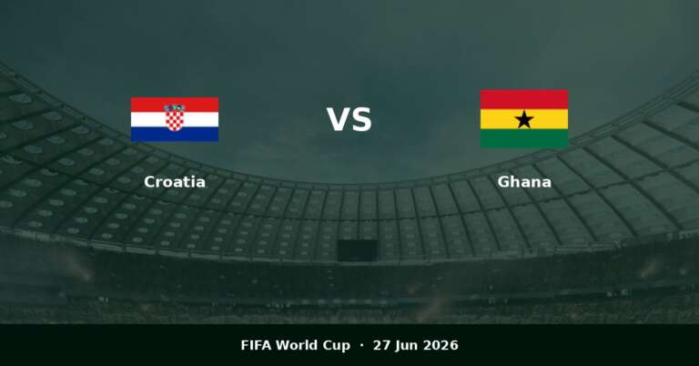 Croatia vs Ghana Prediction | FIFA World Cup