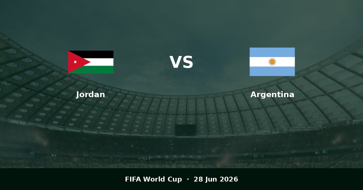 Jordan vs Argentina Prediction | FIFA World Cup