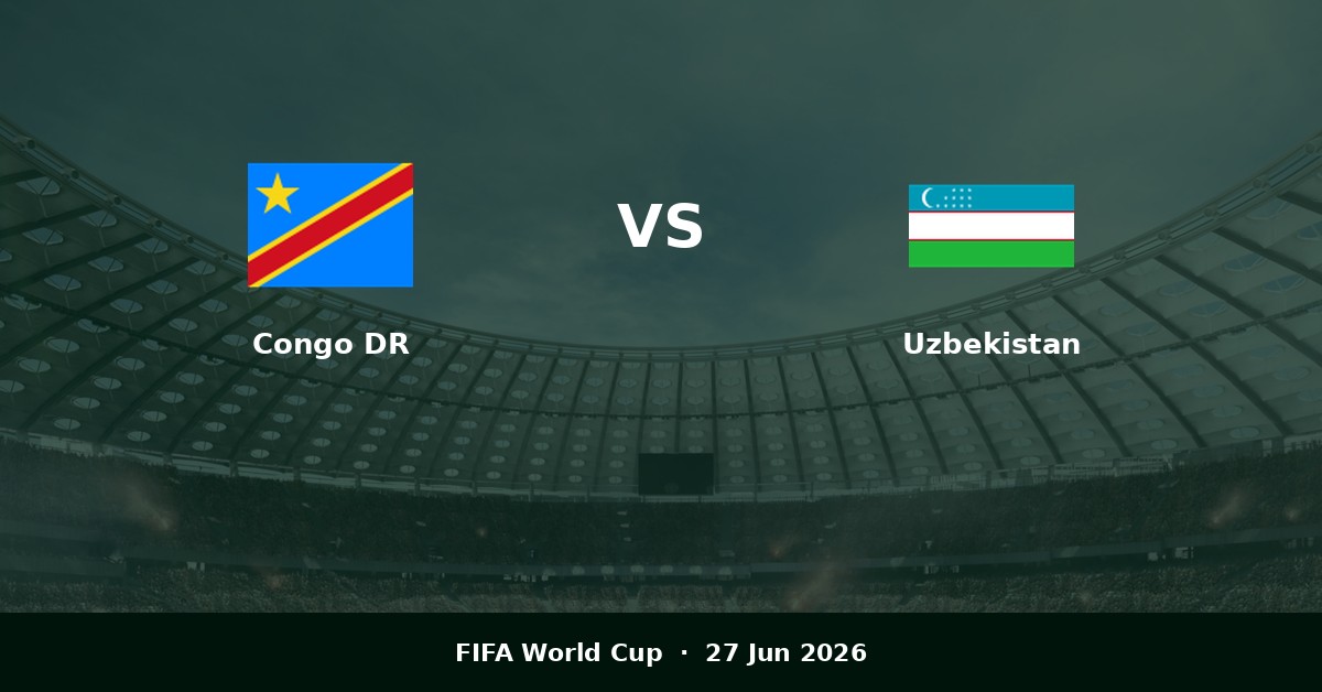 Congo DR vs Uzbekistan Prediction | FIFA World Cup
