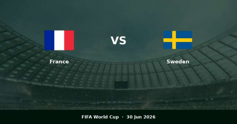 法国 vs 瑞典 预测 | 国际足联世界杯