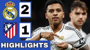 Ufootball Atletico Madrid 2-1 Real Madrid