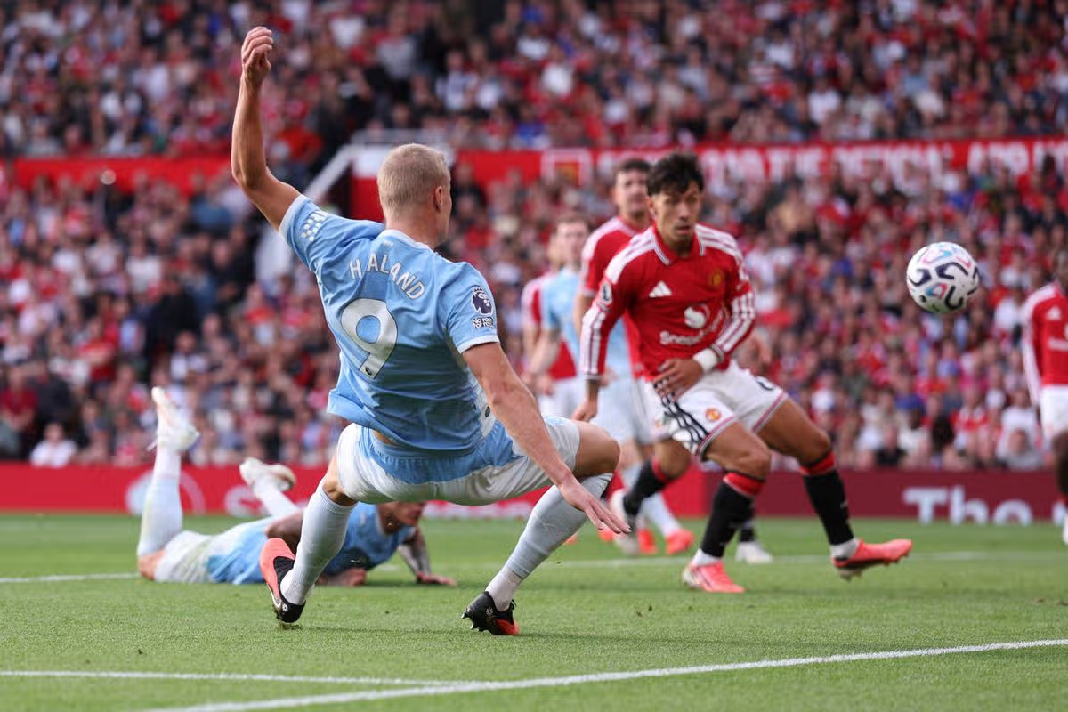 Ufootball erling haaland man city goal
